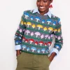 Pullover & Strickjacken | Boden Edie Fair-Isle-Pullover-Grau Pilz GrauPilz