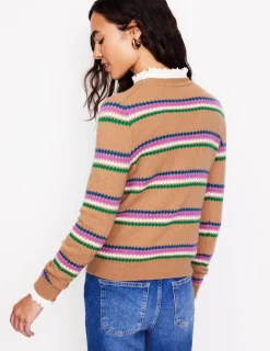 Pullover & Strickjacken | Boden Edie Fair-Isle-Pullover-Kamelbraun Diamant KamelbraunDiamant