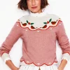 Pullover & Strickjacken | Boden Edie Fair-Isle-Pullover-Quarzrosa, Rotkehlchen Quarzrosa,Rotkehlchen