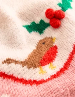 Pullover & Strickjacken | Boden Edie Fair-Isle-Pullover-Quarzrosa, Rotkehlchen Quarzrosa,Rotkehlchen