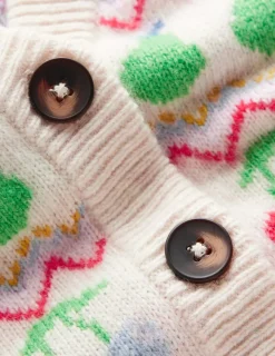 Pullover & Strickjacken | Boden Edie Fair-Isle-Weste-Beige Meliert, Obst BeigeMeliert,Obst