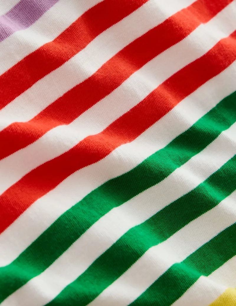 Oberteile & T-shirts | Boden Ella Lustiges Breton-Ackerbohnengrün/Pink, Gestreift Ackerbohnengrün/Pink,Gestreift