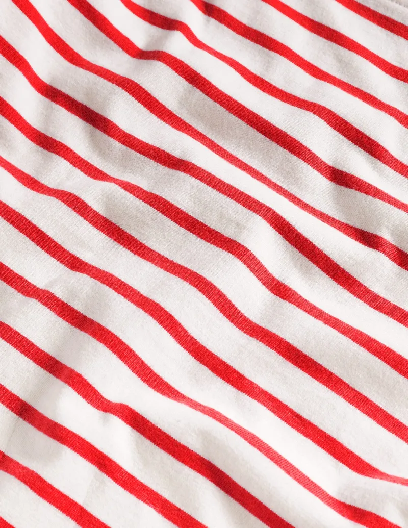 Oberteile & T-shirts | Boden Ella Lustiges Breton-Riskantes Rot/Naturweiß RiskantesRot/Naturweiß