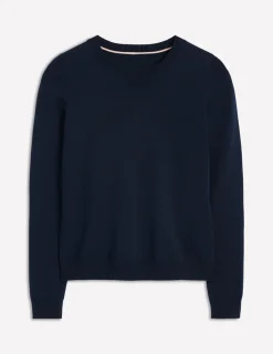 Pullover & Strickjacken | Boden Emilia Baumwollpullover mit Rundhalsausschnitt- Marineblaue