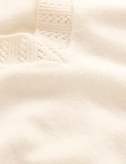 Pullover & Strickjacken | Boden Emilia Baumwollpullover mit V-Ausschnitt-Warmes Naturweiß WarmesNaturweiß