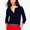 Pullover & Strickjacken | Boden Emilia Baumwollstrickjacke mit Rundhalsausschnitt- Marineblaue