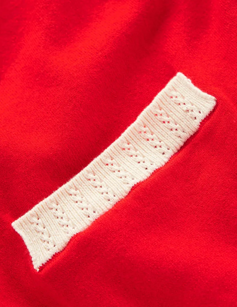 Pullover & Strickjacken | Boden Emilia Baumwollstrickjacke mit V-Ausschnitt-Anemone Honeycomb Spot AnemoneHoneycombSpot