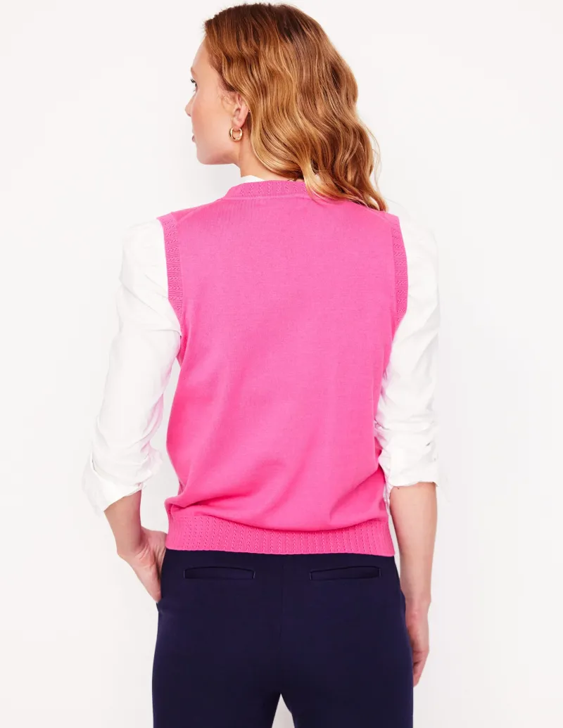 Pullover & Strickjacken | Boden Emilia Pullunder aus Baumwolle mit Rundhalsausschnitt- ROSA