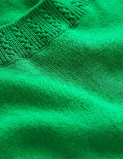 Pullover & Strickjacken | Boden Emilia Pullunder aus Baumwolle mit Rundhalsausschnitt- GRÜN