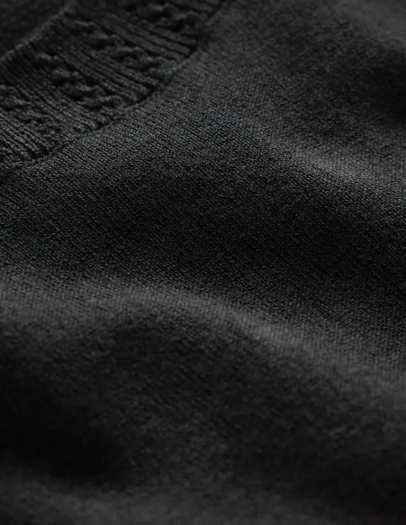 Pullover & Strickjacken | Boden Emilia Pullunder aus Baumwolle mit Rundhalsausschnitt- Schwarz