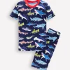 Nachtwäsche & Schlafanzüge | Boden Eng anliegender, leuchtender, kurzer Schlafanzug-Schuluniform-Navy, Haie Schuluniform-Navy,Haie