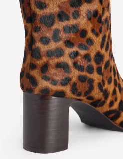 Stiefel | Absatzschuhe | Boden Erica Kniehohe Lederstiefel- Schokobraun