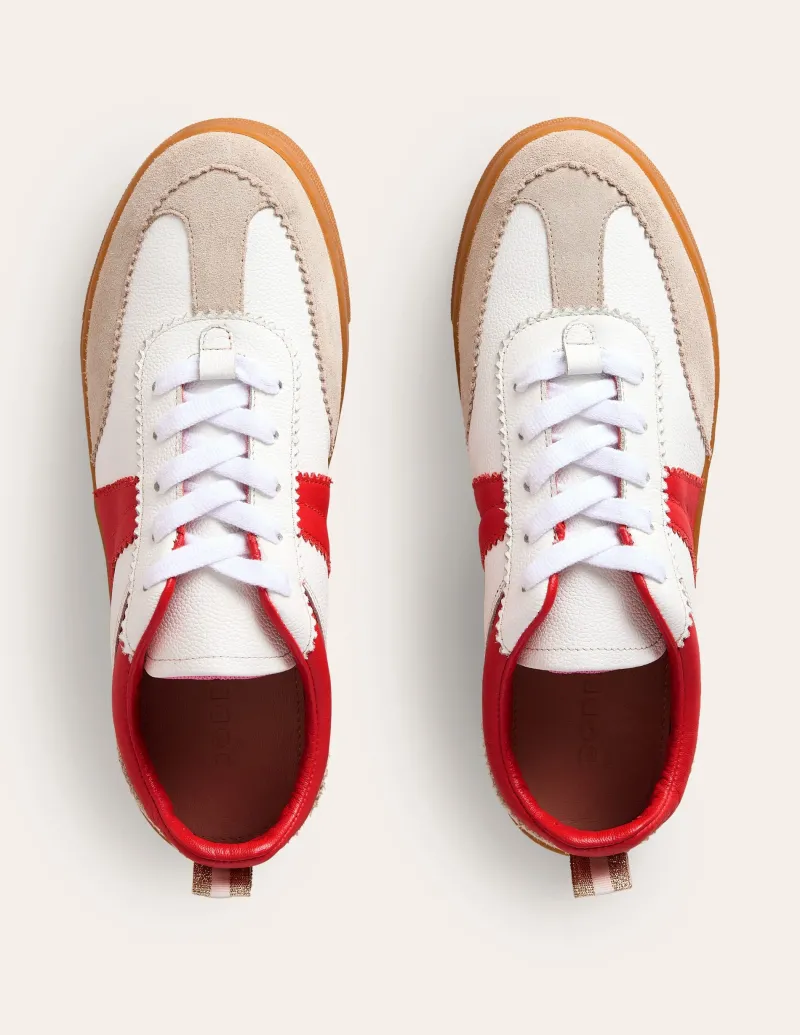 Nachtwäsche & Schlafanzüge | Flache Schuhe | Boden Erin Plateau-Tennisschuhe- Black