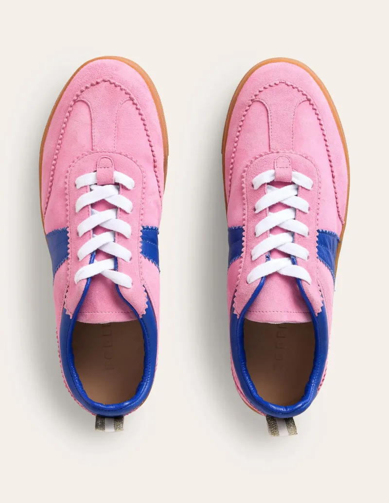 Nachtwäsche & Schlafanzüge | Flache Schuhe | Boden Erin Plateau-Tennisschuhe- Blasspink