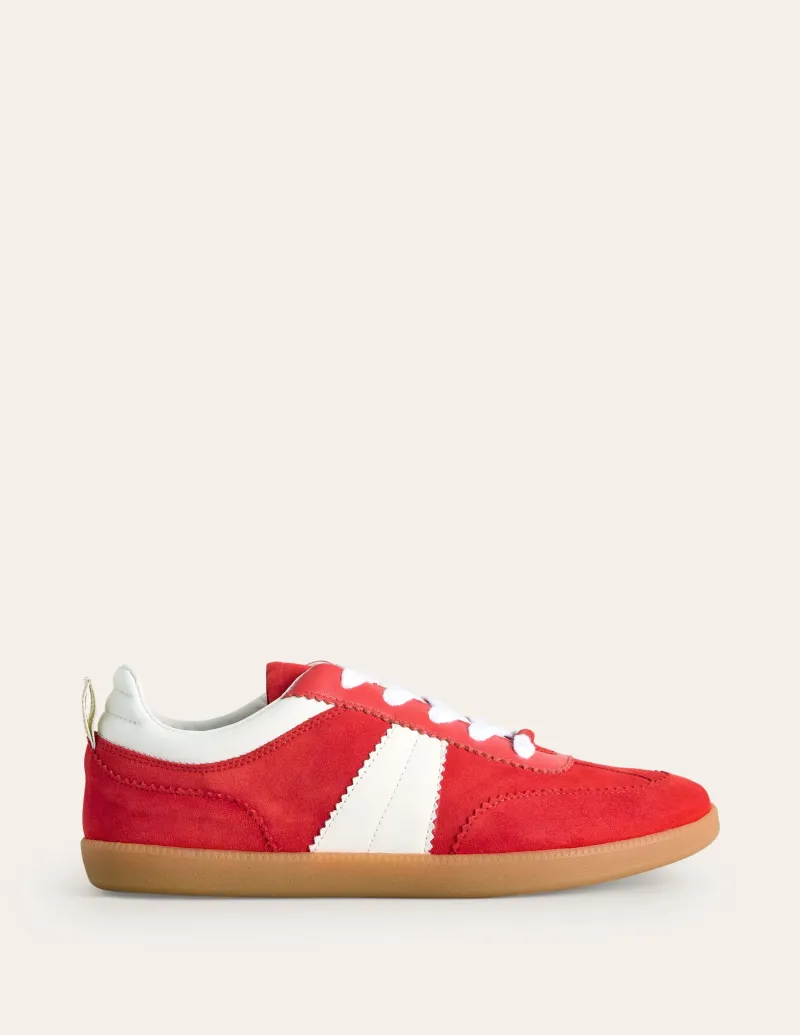 Nachtwäsche & Schlafanzüge | Flache Schuhe | Boden Erin Retro-Tennisschuhe- Löwenmäulchen
