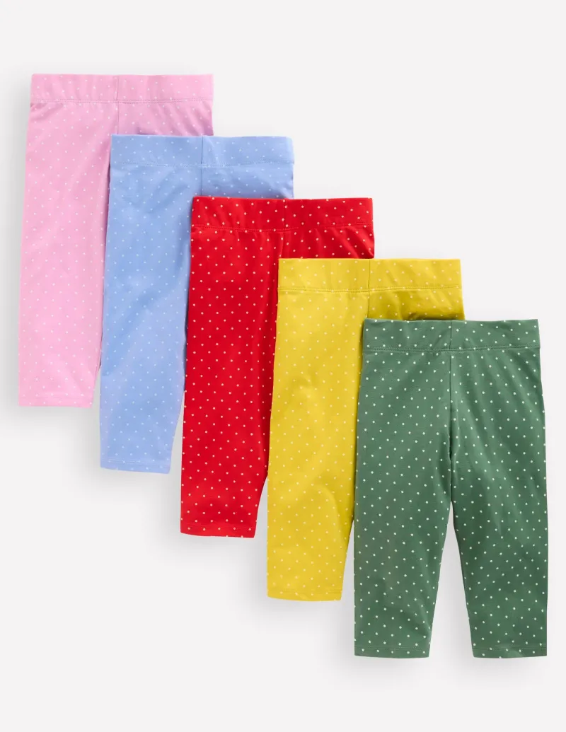 Hosen & Jeans | Leggings | Boden 5er-Pack Verkürzte Leggings-Bunt Gepunktet