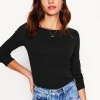 T-shirts & Tops | Oberteile | Boden Essential Jersey-Oberteil mit U-Boot-Ausschnitt- Schwarz
