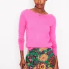 Pullover & Strickjacken | Boden Eva Kaschmirpullover mit U-Boot-Ausschnitt-Rosa Turmalin RosaTurmalin