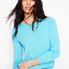 Pullover & Strickjacken | Boden Eva Kaschmirpullover mit Rundhalsausschnitt- Karibikblau