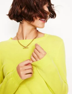 Pullover & Strickjacken | Boden Eva Kaschmirpullover mit Rundhalsausschnitt- Limonadengelb