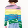 Pullover & Strickjacken | Boden Eva Kaschmirpullover mit Rundhalsausschnitt-Grün, Rosa, Leuchtendes Blau Bunt Grün,Rosa,LeuchtendesBlauBunt