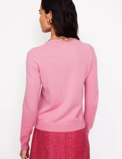 Pullover & Strickjacken | Boden Eva Kaschmirpullover mit Rundhalsausschnitt-Pink Icing PinkIcing