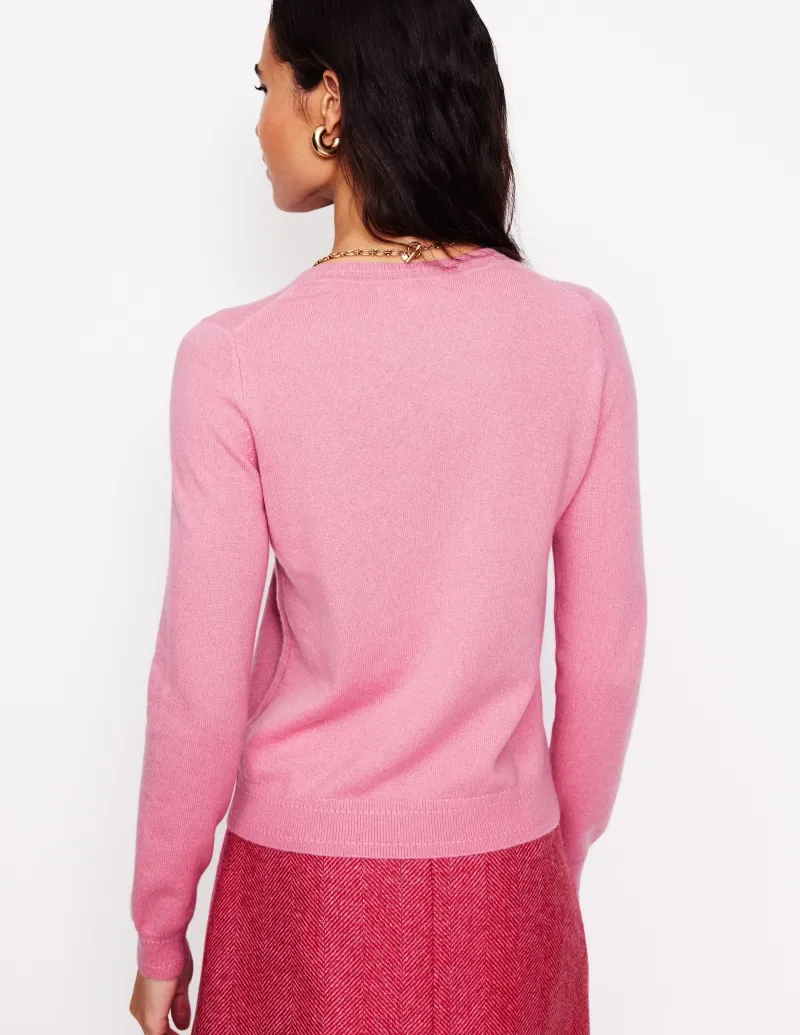 Pullover & Strickjacken | Boden Eva Kaschmirpullover mit Rundhalsausschnitt-Pink Icing PinkIcing