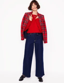 Pullover & Strickjacken | Boden Eva Kaschmirpullover mit Rundhalsausschnitt- Rouge