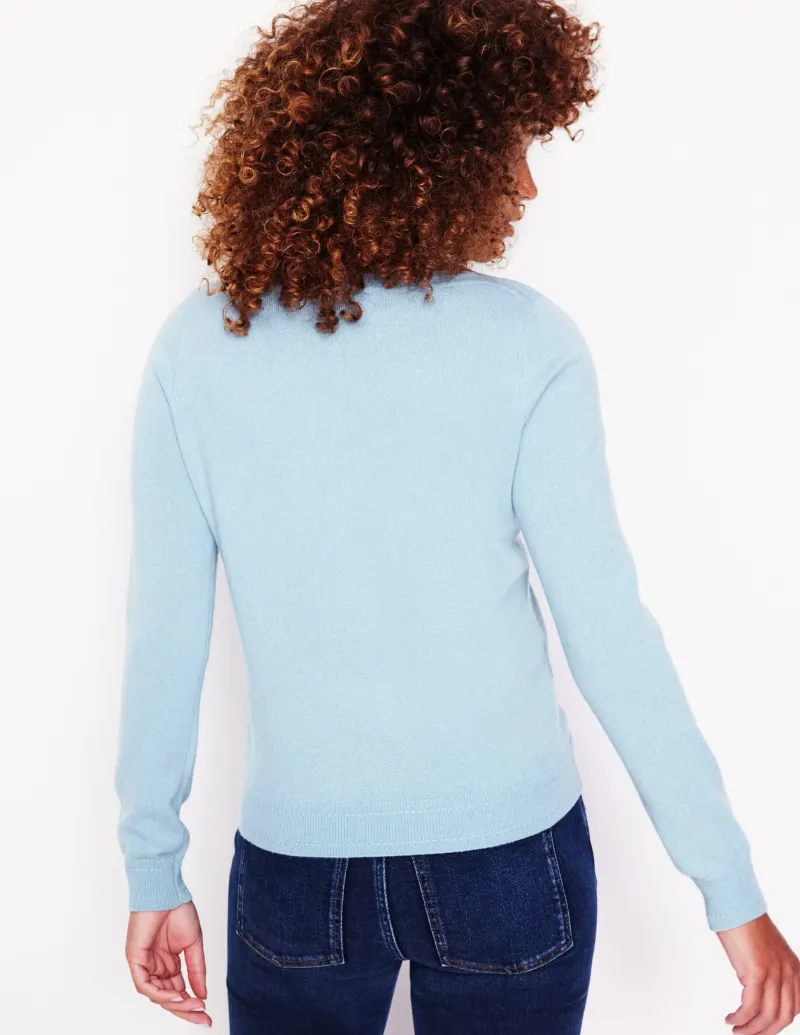 Pullover & Strickjacken | Boden Eva Kaschmirpullover mit U-Boot-Ausschnitt- Turmalinblau