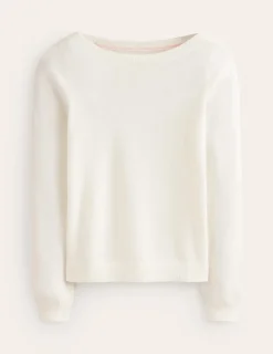 Pullover & Strickjacken | Boden Eva Kaschmirpullover mit U-Boot-Ausschnitt- Black