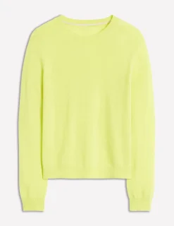 Pullover & Strickjacken | Boden Eva Kaschmirpullover mit Rundhalsausschnitt- Limonadengelb