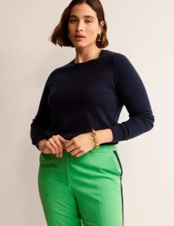 Pullover & Strickjacken | Boden Eva Kaschmirpullover mit Rundhalsausschnitt-Aqua Marine Marl AquaMarineMarl