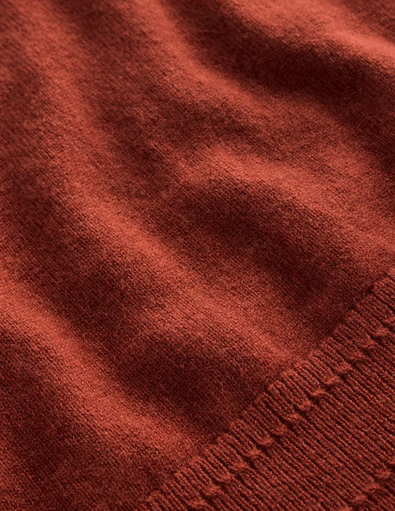 Pullover & Strickjacken | Boden Eva Kaschmirpullover mit V-Ausschnitt- Kupferbraun