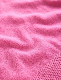 Pullover & Strickjacken | Boden Eva Kaschmirpullover mit U-Boot-Ausschnitt-Rosa Turmalin RosaTurmalin