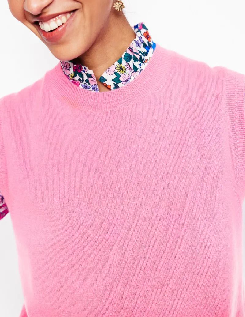 Pullover & Strickjacken | Boden Eva Kaschmir-Pullunder- Vintage-Mauve