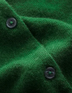 Pullover & Strickjacken | Boden Eva Kaschmir-Strickjacke mit Rundhalsausschnitt- Kieferngrün
