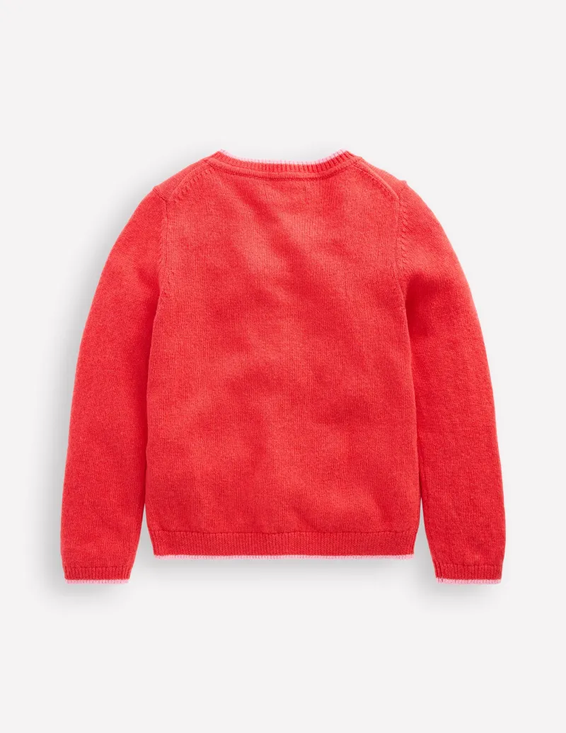 Pullover & Strickjacken | Boden Evelyn Strickjacke mit lustigem Motiv-Marmeladenrot Hasen MarmeladenrotHasen