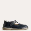 Schuhe, Turnschuhe & Sandalen | Boden Flache Schuhe aus Leder mit T-Steg-Aqua Marine Marl AquaMarineMarl