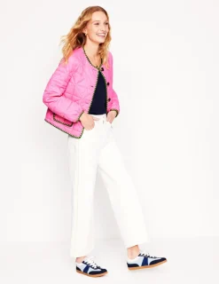 T-shirts & Tops | Oberteile | Boden Flammgarn-Top mit V-Ausschnitt- Marineblaue