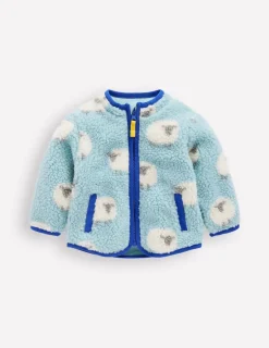 Jacken & Mäntel | Boden Fleecejacke aus Borg-Vintage Blau Schaf VintageBlauSchaf