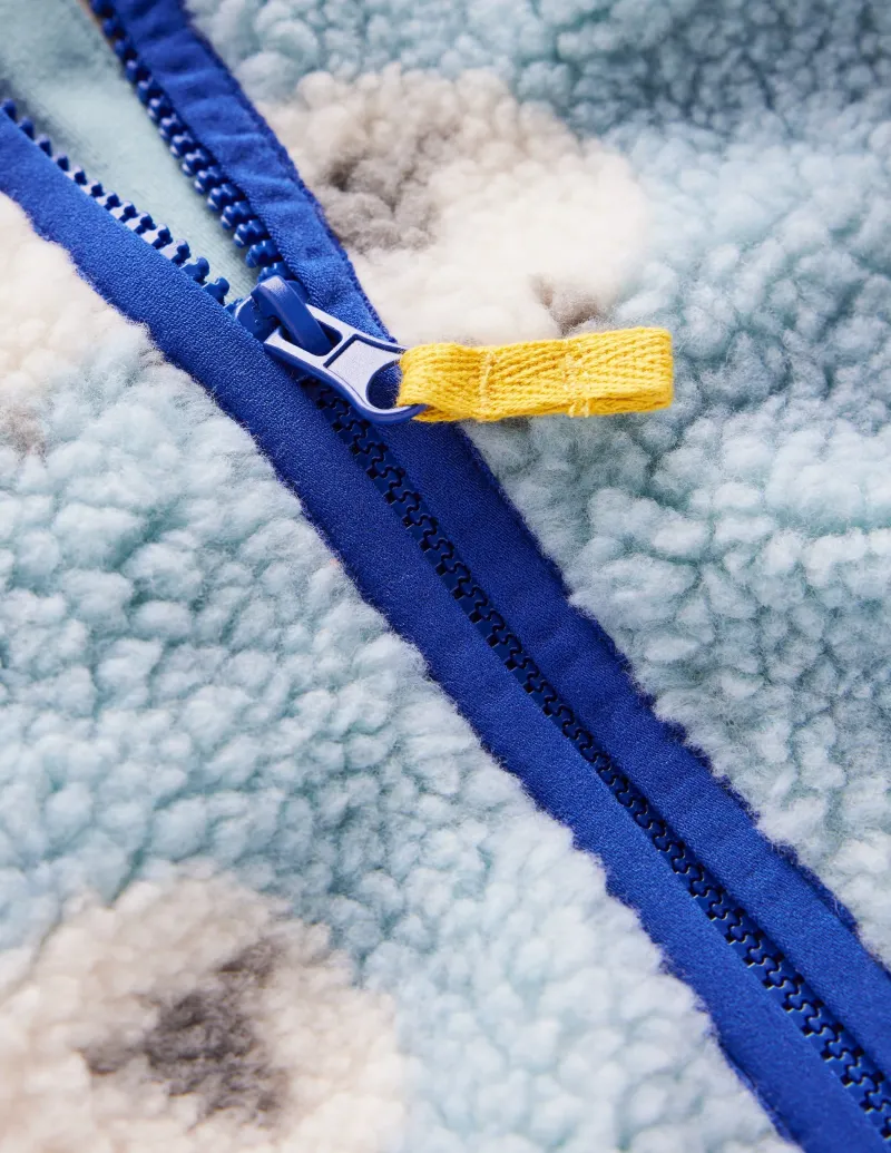 Jacken & Mäntel | Boden Fleecejacke aus Borg-Vintage Blau Schaf VintageBlauSchaf