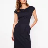 Kleider & Jumpsuits | Kleider In Petite | Boden Florrie Jerseykleid-Aqua Marine Marl AquaMarineMarl