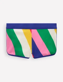 Bademode | Boden Gemusterte Badeshorts-Bunt Regenbogen Swirl-Motiv BuntRegenbogenSwirl-Motiv