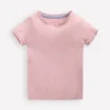 Oberteile & T-shirts | Boden Geripptes Kurzarm-T-Shirt-Artic Marl ArticMarl