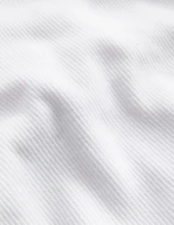 Oberteile & T-shirts | Boden Geripptes Kurzarm-T-Shirt- Weiß