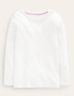 Oberteile & T-shirts | Boden Geripptes Langarmshirt- Weiß