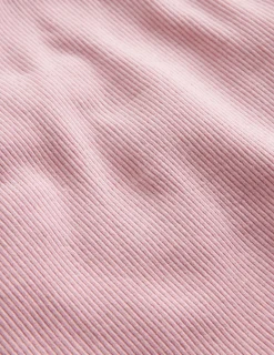 Oberteile & T-shirts | Boden Geripptes Top mit Spitzenbesatz-Artic Marl ArticMarl