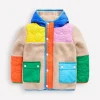 Mäntel & Jacken | Boden Gesteppte Jacke aus Teddyfell-Mix-Bunt, Blockfarben Bunt,Blockfarben