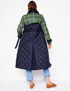 Mäntel & Jacken | Boden Gesteppter Trenchcoat- Marineblaue