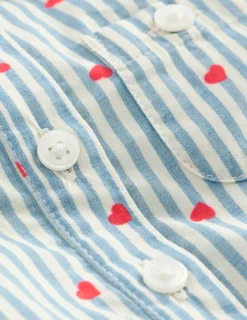 Oberteile & T-shirts | Boden Gewebter Hemdbody für Jungen-Drillich Konfetti Herz DrillichKonfettiHerz
